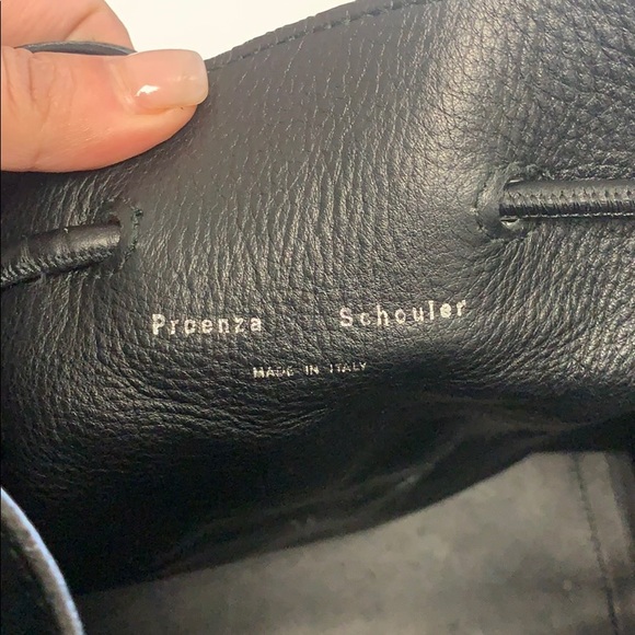 Proenza Schouler leather paneled bucket bag - Picture 12 of 14